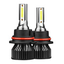 F2 9007 / HB5 2 PCS DC9-36V / 25W / 6000K / 2500LM IP68 Waterproof Car LED Headlight(Cold White Light)