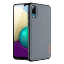 For Samsung Galaxy A02 / M02 DUX DUCIS Fino Series PU + TPU Protective Case(Blue)