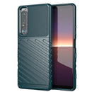 For Sony Xperia 1 III Thunderbolt Shockproof TPU Protective Soft Case(Green)