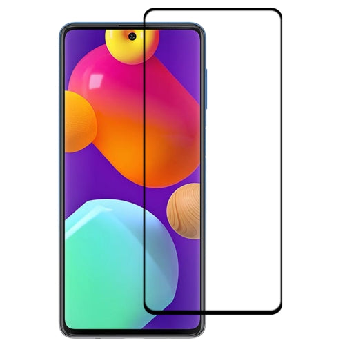 For Samsung Galaxy M62 Full Glue Full Screen Tempered Glass Film