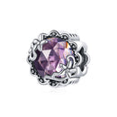 S925 Sterling Silver Simple Hollow Flower Texture Beads DIY Bracelet Necklace Accessories