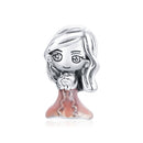 S925 Sterling Silver Romantic Wedding Bride Beads DIY Bracelet Necklace Accessories