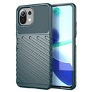 For Xiaomi Mi 11 Lite Thunderbolt Shockproof TPU Protective Soft Case(Green)