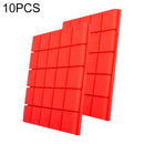 10 PCS Mushroom Head Style Recording Studio Drum Video Room Sound Insulation Board Silencer Cotton(Red)