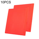 10 PCS Flat Style Recording Studio Drum Video Room Sound Insulation Board Silencer Cotton(Red)