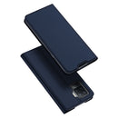 For OPPO F19 Pro DUX DUCIS Skin Pro Series Horizontal Flip PU + TPU Leather Case with Holder & Card Slots(Blue)
