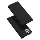 For Motorola Edge S DUX DUCIS Skin Pro Series Horizontal Flip PU + TPU Leather Case with Holder & Card Slots(Black)