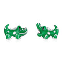 S925 Sterling Silver Little Crocodile Ear Studs Women Earrings