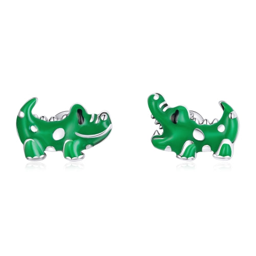 S925 Sterling Silver Little Crocodile Ear Studs Women Earrings