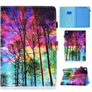 Painted Pattern TPU Horizontal Flip Leather Protective Case For iPad Air / Air2 / 9.7 (2017 2018)(Forest)