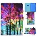 Painted Pattern TPU Horizontal Flip Leather Protective Case For Samsung Galaxy Tab A 10.1 (2016)(Forest)