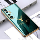 For Xiaomi Mi 10S GKK PC + Solid Color Plating Protective Case(Green)