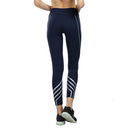 Women High Waist Skinny Laser Digital Printed Yoga Pants, Size:S(Black)