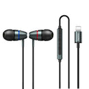 Remax RM-660i 8 Pin Interface Wire-controlled Wired Earphone, Support Call / Singing, Cable Length: 1.2m(Tarnish)