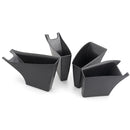 4 PCS Car Door Handle Storage Box for Tesla Model 3 / Y, Style:Rubber