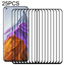 For Xiaomi Mi 11 Pro Edge Glue 25 PCS 9H HD 3D Curved Edge Tempered Glass Film(Black)