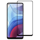 For Motorola Moto G Power (2021) Full Glue Full Screen Tempered Glass Film