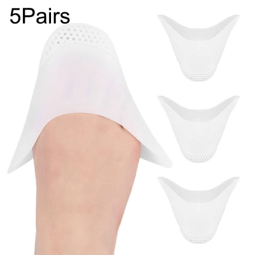 5 Pairs 017 Thicken Soft Wear Protection Toe Protector Toe Cap Cover