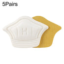 5 Pairs 054 Anti-wear Anti-dropping Sneakers Heel Stickers, Back Adhesive Version(White Thin)