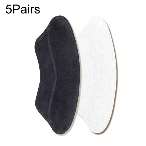 5 Pairs 062 High-heeled Shoes Sponge Soft Anti-abrasion Anti-slip Heel Protective Sticker(Black)