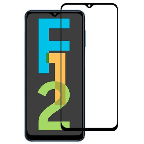 For Samsung Galaxy F12 Full Glue Full Screen Tempered Glass Film