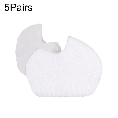 5 Pairs 085 Multi-function High Heels Thick Wool Felt Forefoot Pad(White)