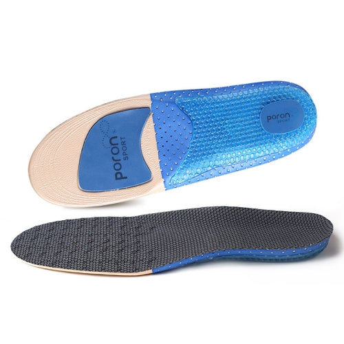 1 Pair 641 Casual Non-slip Shockproof Breathable Arch Of Foot Sports Insole Shoe-pad, Size:S (225-250mm)(Grey)