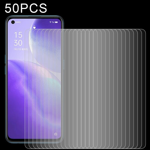 For OPPO Find X3 Lite 50 PCS 0.26mm 9H 2.5D Tempered Glass Film