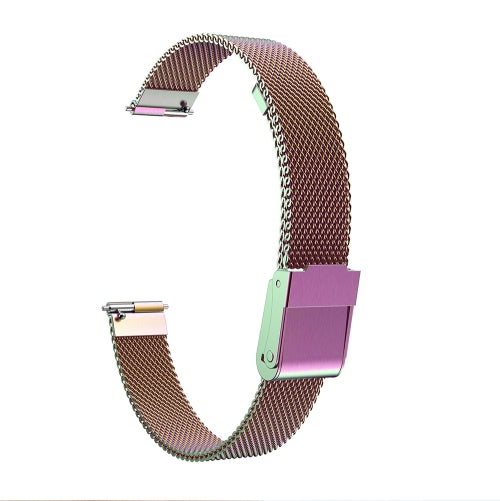 For Fitbit Inspire / Inspire HR / Ace 2 Double Insurance Buckle Milanese Replacement Strap Watchband(Colorful)