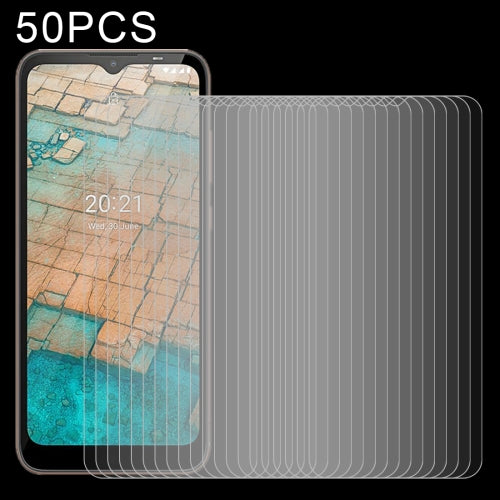 For Nokia C20 50 PCS 0.26mm 9H 2.5D Tempered Glass Film