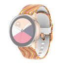 For Samsung Galaxy Watch 46mm Silicone Printing Replacement Strap Watchband(Colored Glaze)