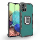 For Samsung Galaxy A51 / A31 Fierce Warrior Series Armor All-inclusive Shockproof Aluminum Alloy + TPU Protective Case with Ring Holder(Green)