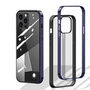 Aluminum Alloy + PC Shockproof Protective Case For iPhone 12 Mini(Blue)