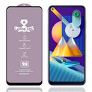 For Samsung Galaxy M11 9H HD Large Arc High Alumina Full Screen Tempered Glass Film