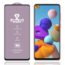 For Samsung Galaxy A21s 9H HD Large Arc High Alumina Full Screen Tempered Glass Film