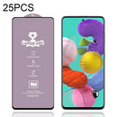 For Samsung Galaxy A51 25 PCS 9H HD Large Arc High Alumina Full Screen Tempered Glass Film