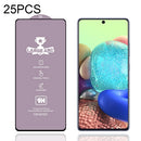 For Samsung Galaxy A71 5G 25 PCS 9H HD Large Arc High Alumina Full Screen Tempered Glass Film
