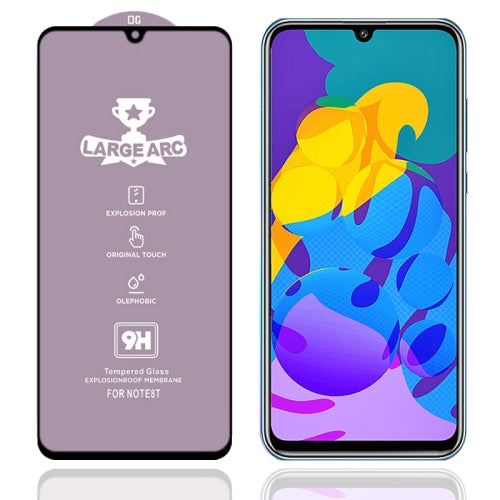 For Honor Play 4T Pro 9H HD Large Arc High Alumina Full Screen Tempered Glass Film