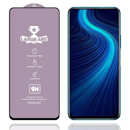 For Honor X10 5G 9H HD Large Arc High Alumina Full Screen Tempered Glass Film