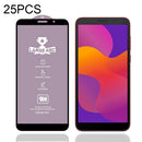 For Honor 9S 25 PCS 9H HD Large Arc High Alumina Full Screen Tempered Glass Film