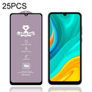 For Huawei Enjoy 10e 25 PCS 9H HD Large Arc High Alumina Full Screen Tempered Glass Film