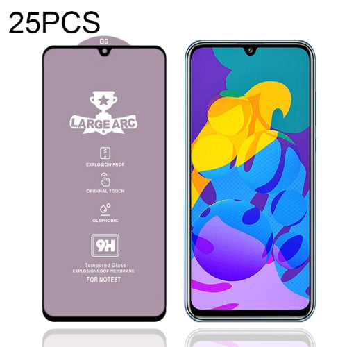 For Honor Play 4T Pro 25 PCS 9H HD Large Arc High Alumina Full Screen Tempered Glass Film