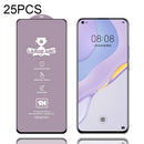 For Huawei nova 7 5G 25 PCS 9H HD Large Arc High Alumina Full Screen Tempered Glass Film
