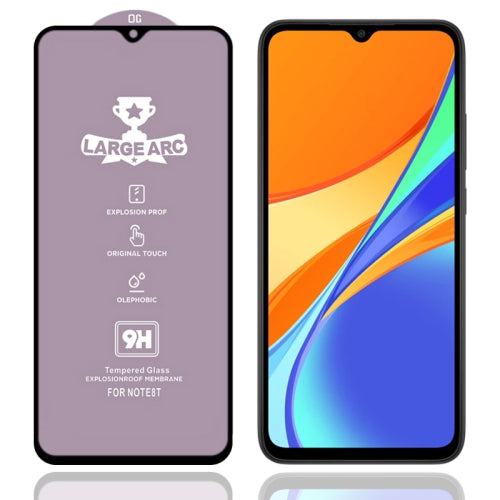 For Xiaomi Redmi 9C 9H HD Large Arc High Alumina Full Screen Tempered Glass Film