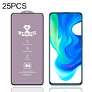 For Xiaomi Poco F2 Pro 25 PCS 9H HD Large Arc High Alumina Full Screen Tempered Glass Film