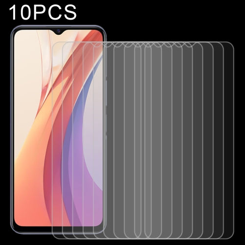 For vivo iQOO Z3 10 PCS 0.26mm 9H 2.5D Tempered Glass Film