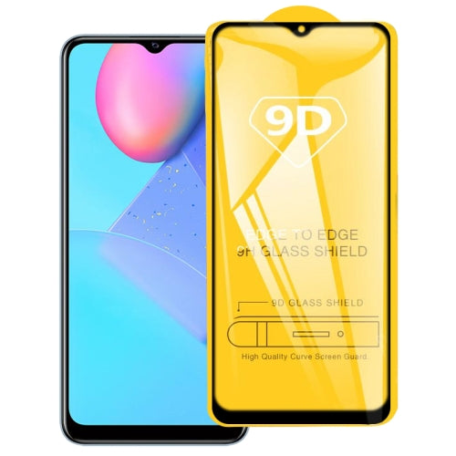 For vivo Y30 Standard 9D Full Glue Full Screen Tempered Glass Film
