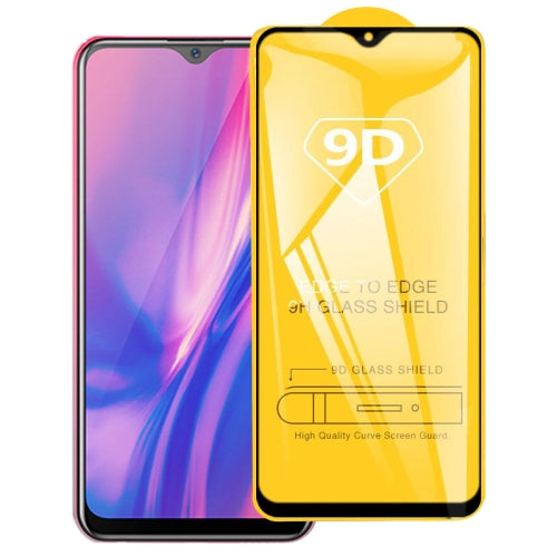 For vivo Y12i 9D Full Glue Full Screen Tempered Glass Film