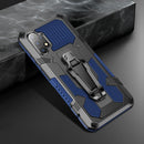 For Samsung Galaxy A32 4G Armor Warrior Shockproof PC + TPU Protective Case(Sapphire Blue)