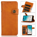 KHAZNEH Dual-Splicing Cowhide Texture Horizontal Flip Leather Case with Holder & Card Slots & Wallet & Lanyard For iPhone 12 Pro Max(Brown)